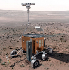 Rover martien, composant le programme ESA-NASA Exomars, prévu en 2016 et 2018. Crédits : ESA