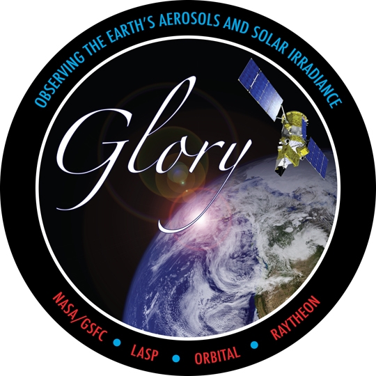 Logo de la mission Glory. Crédits : NASA.
